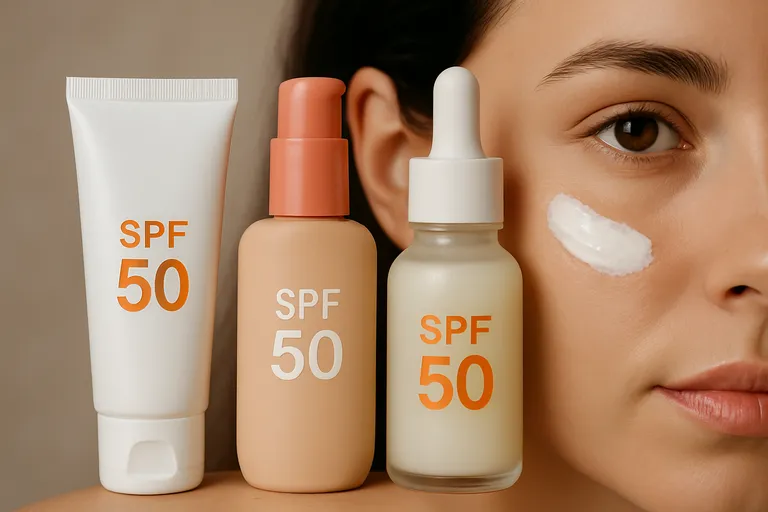 Soorten zonnecrème voor het gezicht SPF 50