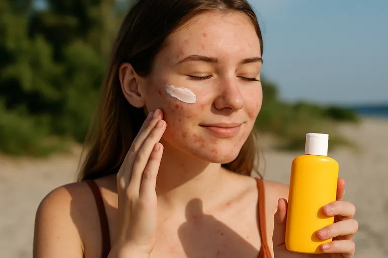 Waar moet de beste zonnebrand voor acne huid aan voldoen