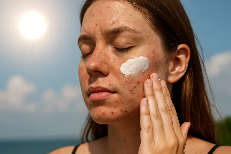 Waarom zonnebrand cruciaal is bij een acne-gevoelige huid